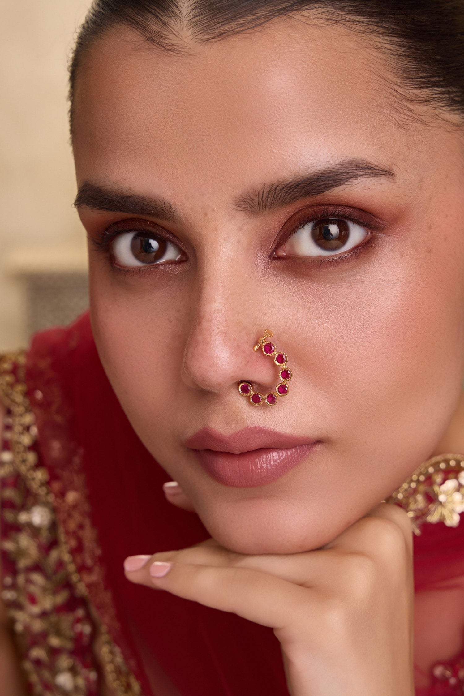 Kundan Studded Nosepin 