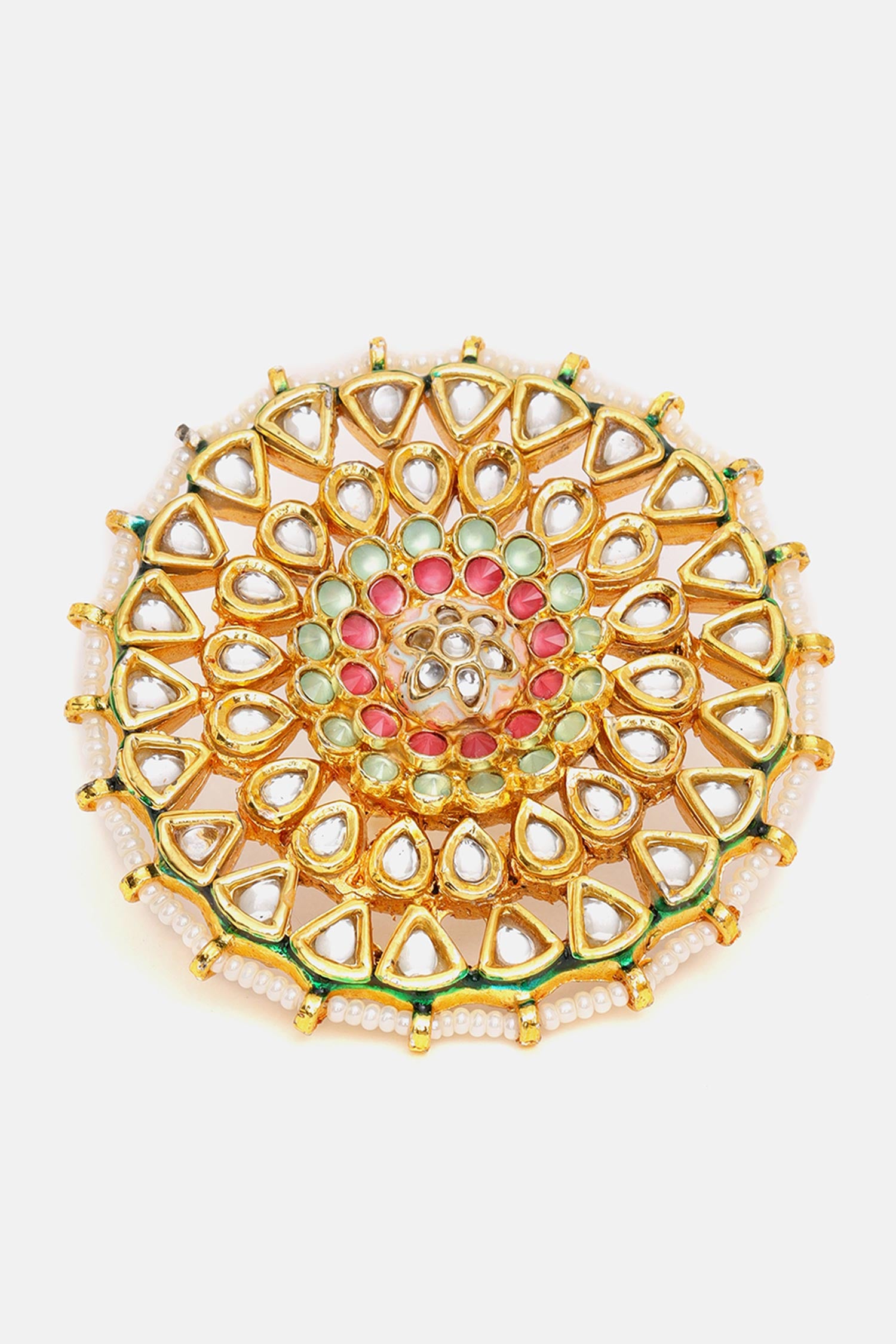 Kundan Embellished Cocktail Ring 