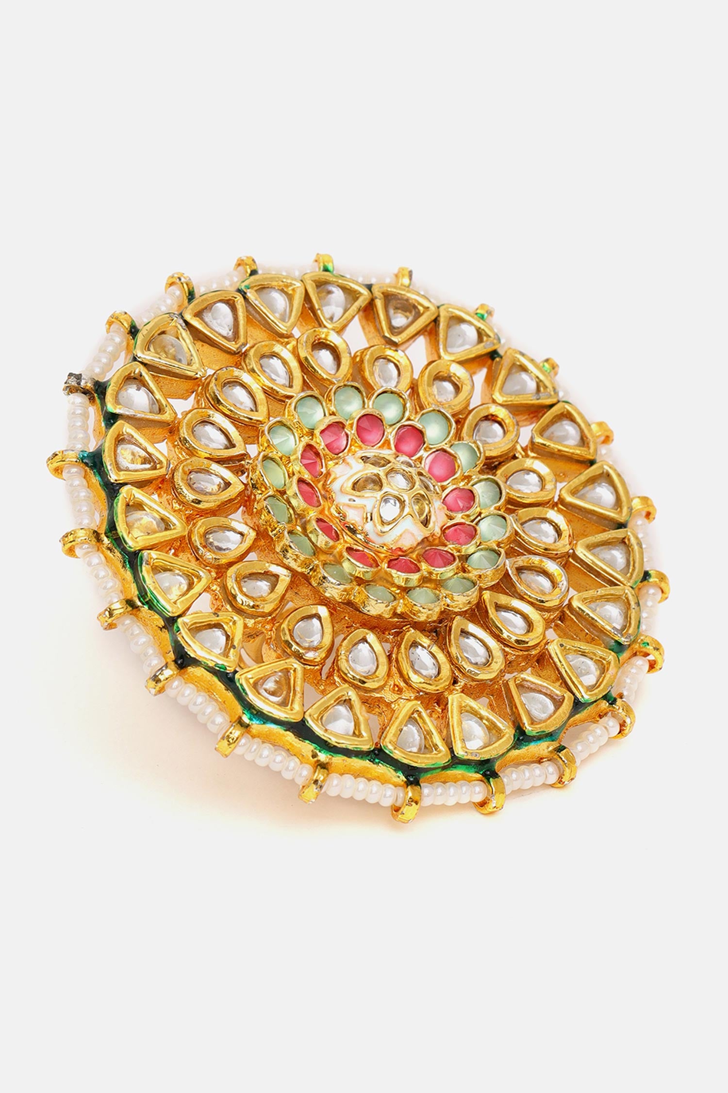 Kundan Embellished Cocktail Ring 