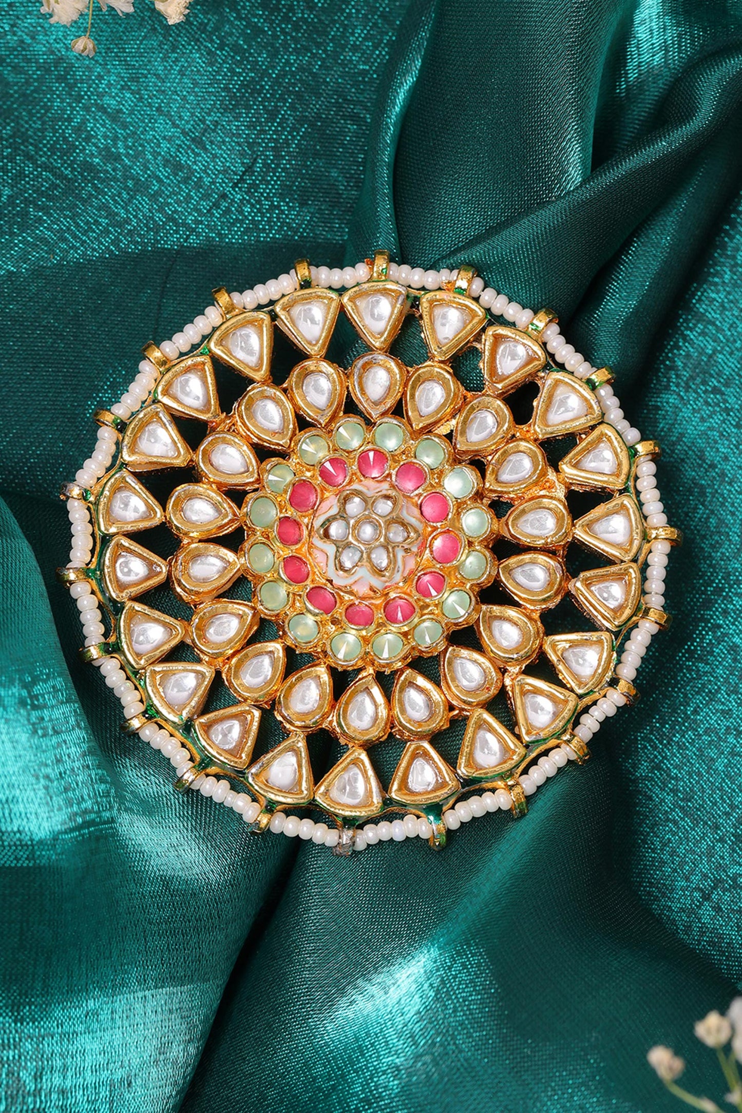 Kundan Embellished Cocktail Ring 