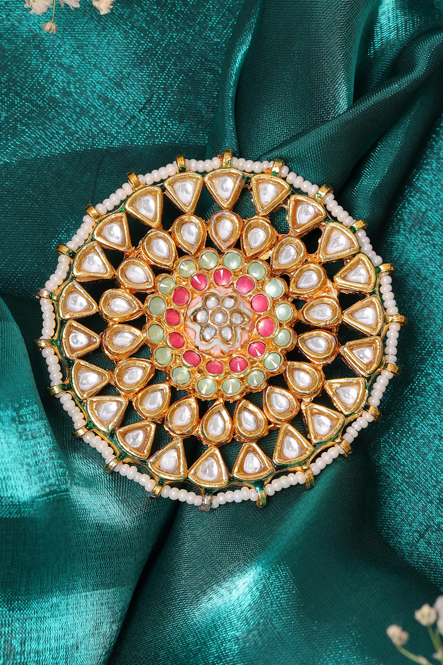 Kundan Embellished Cocktail Ring 
