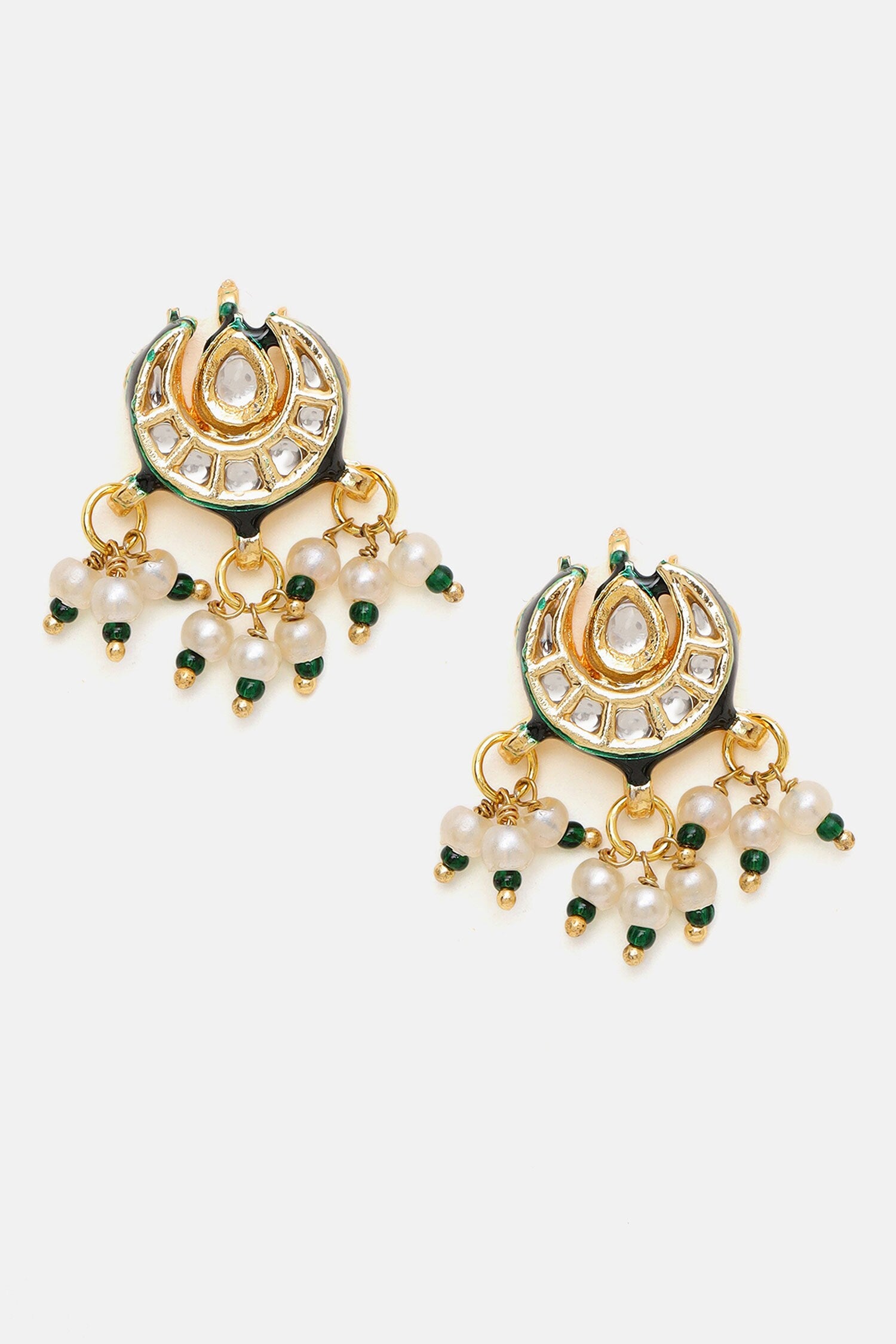 Kundan & Multistone Beaded Necklace Set 