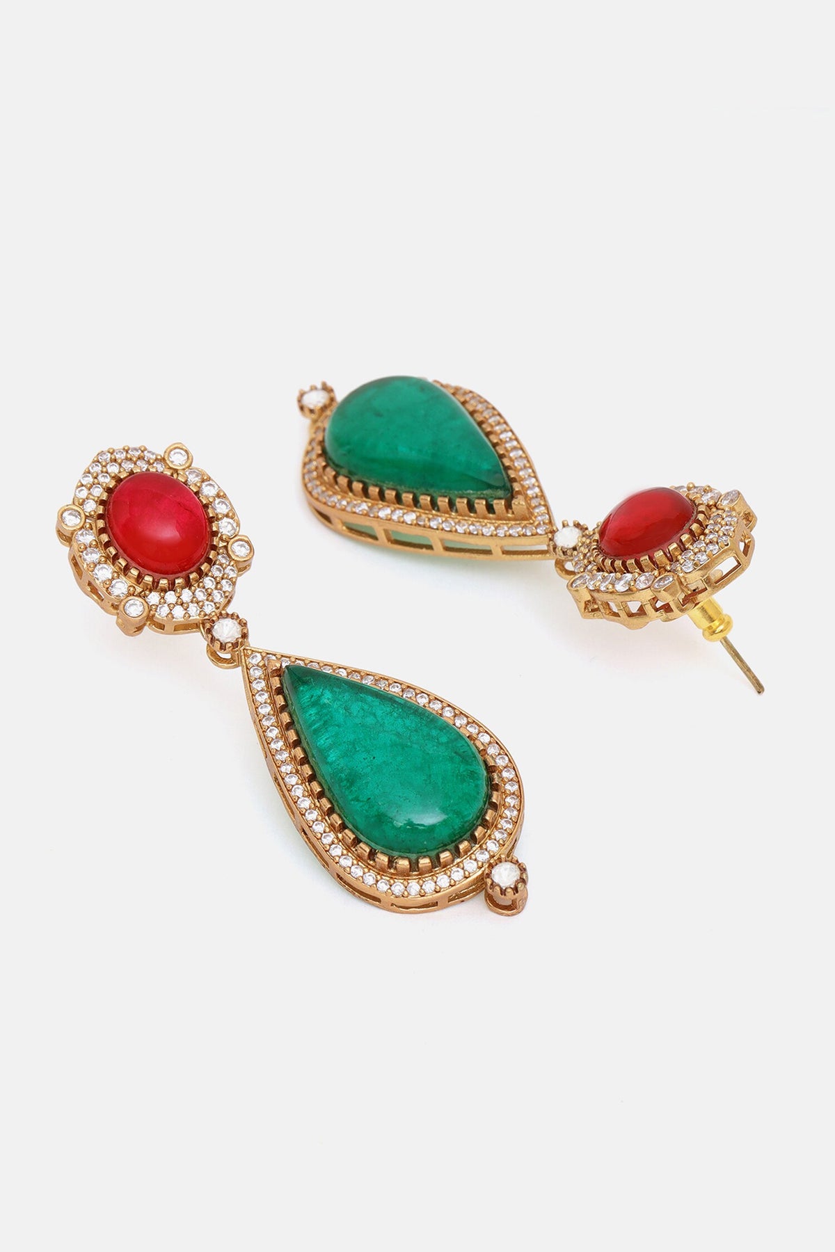 Kundan & Stone Embellished Necklace Set 