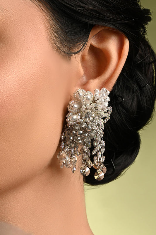 Lilora Bead & Crystal Embellished Earrings 