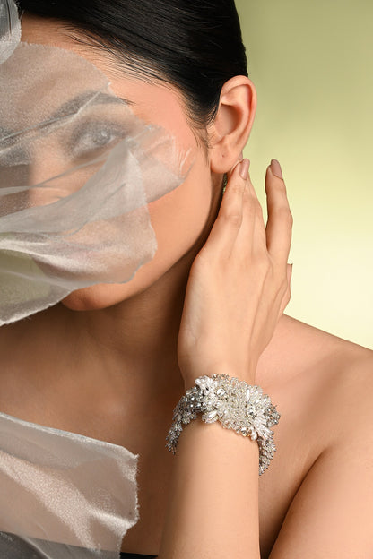 Lilora Pearl & Bead Embellished Bracelet 