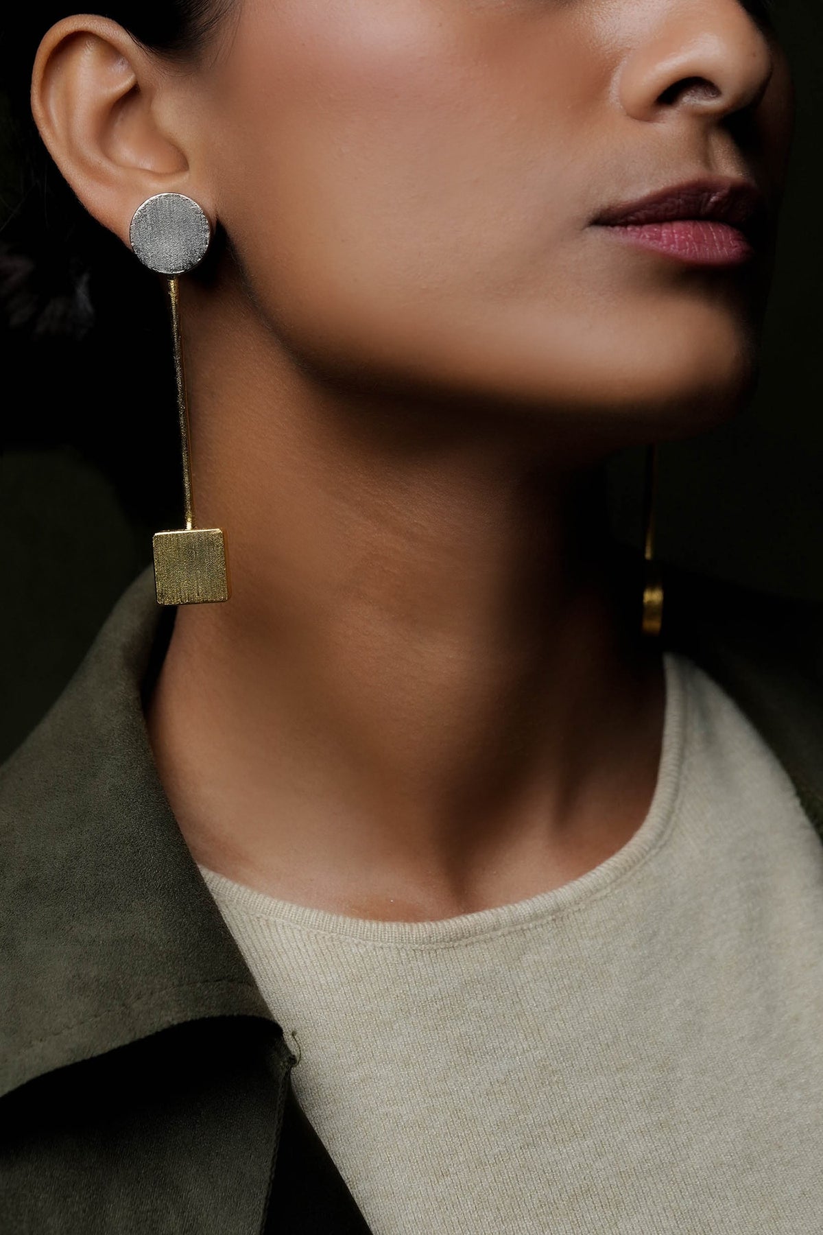 Geometric Statement Earrings 