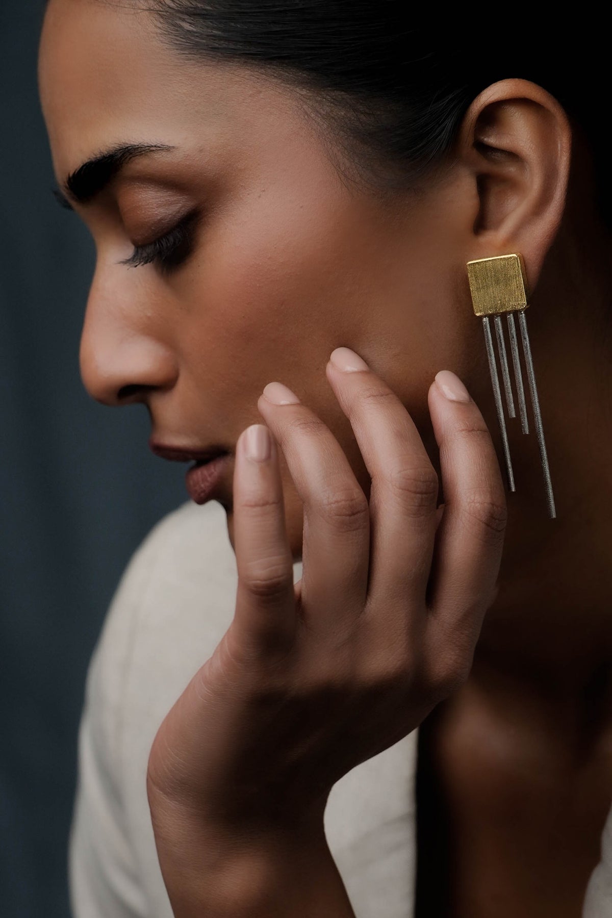 Geometric Statement Earrings 