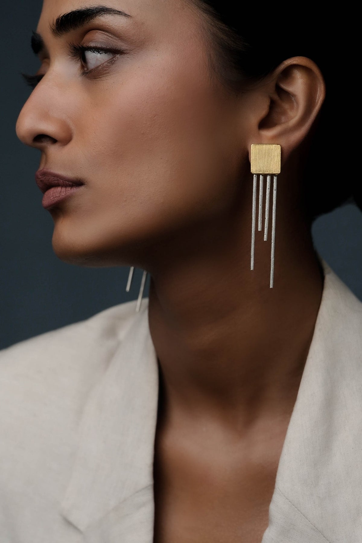 Geometric Statement Earrings 