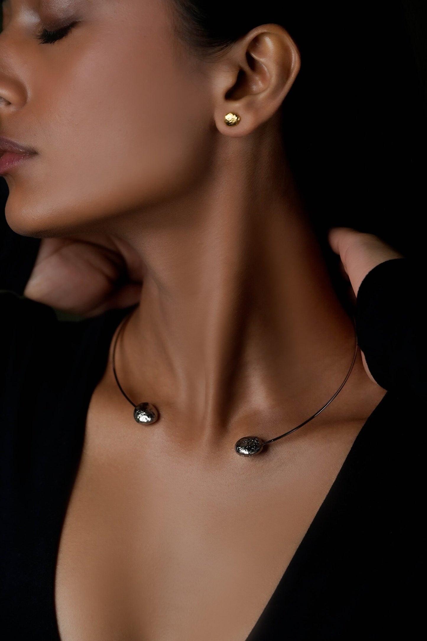 Lia Abstract Shaped Charm Necklace 