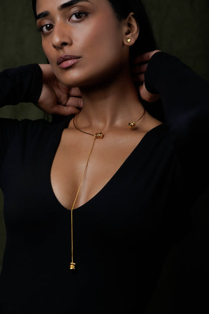 Luna Abstract Charm Necklace 