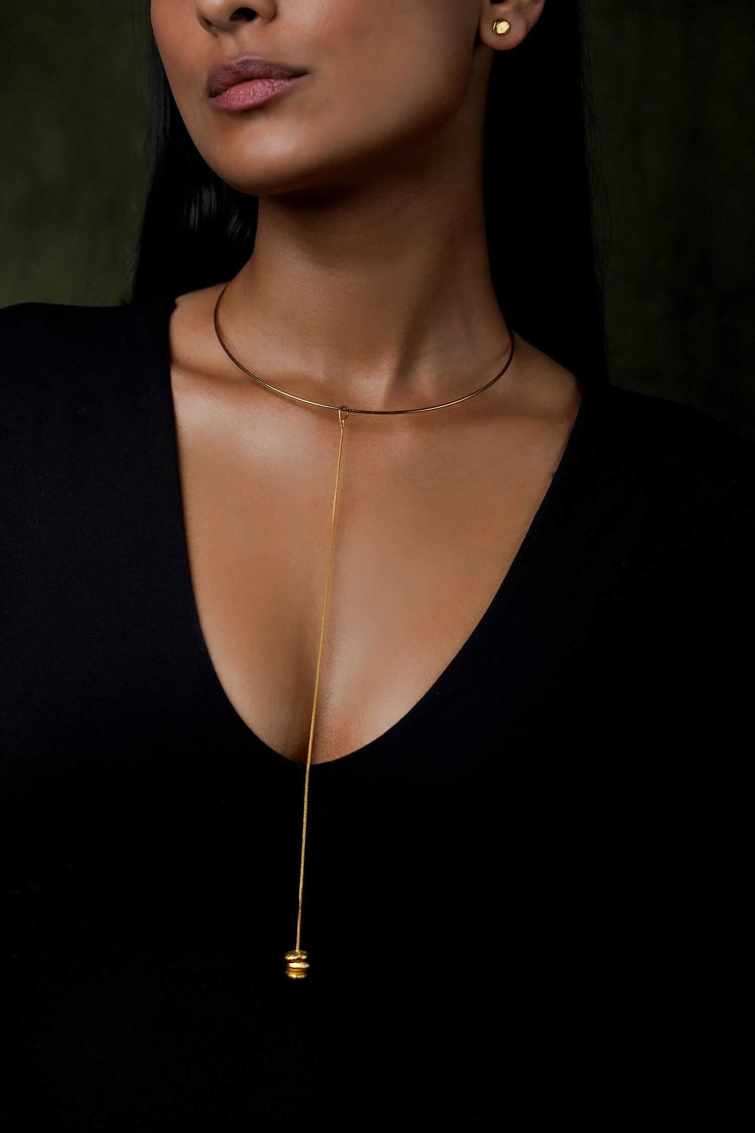 Luna Abstract Charm Necklace 