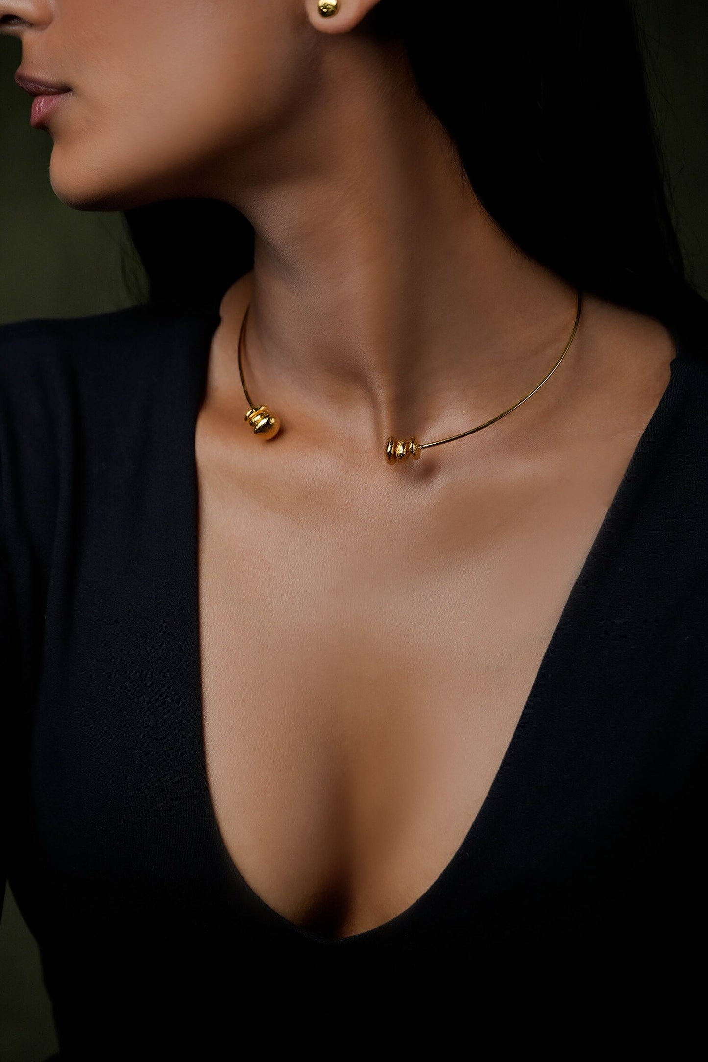 Luna Abstract Charm Necklace 