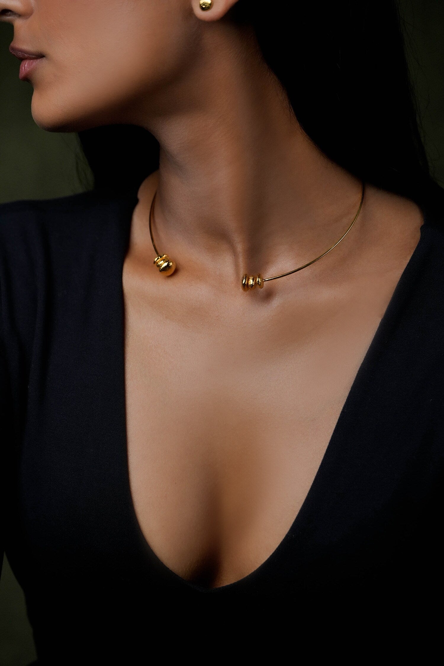 Luna Abstract Charm Necklace 