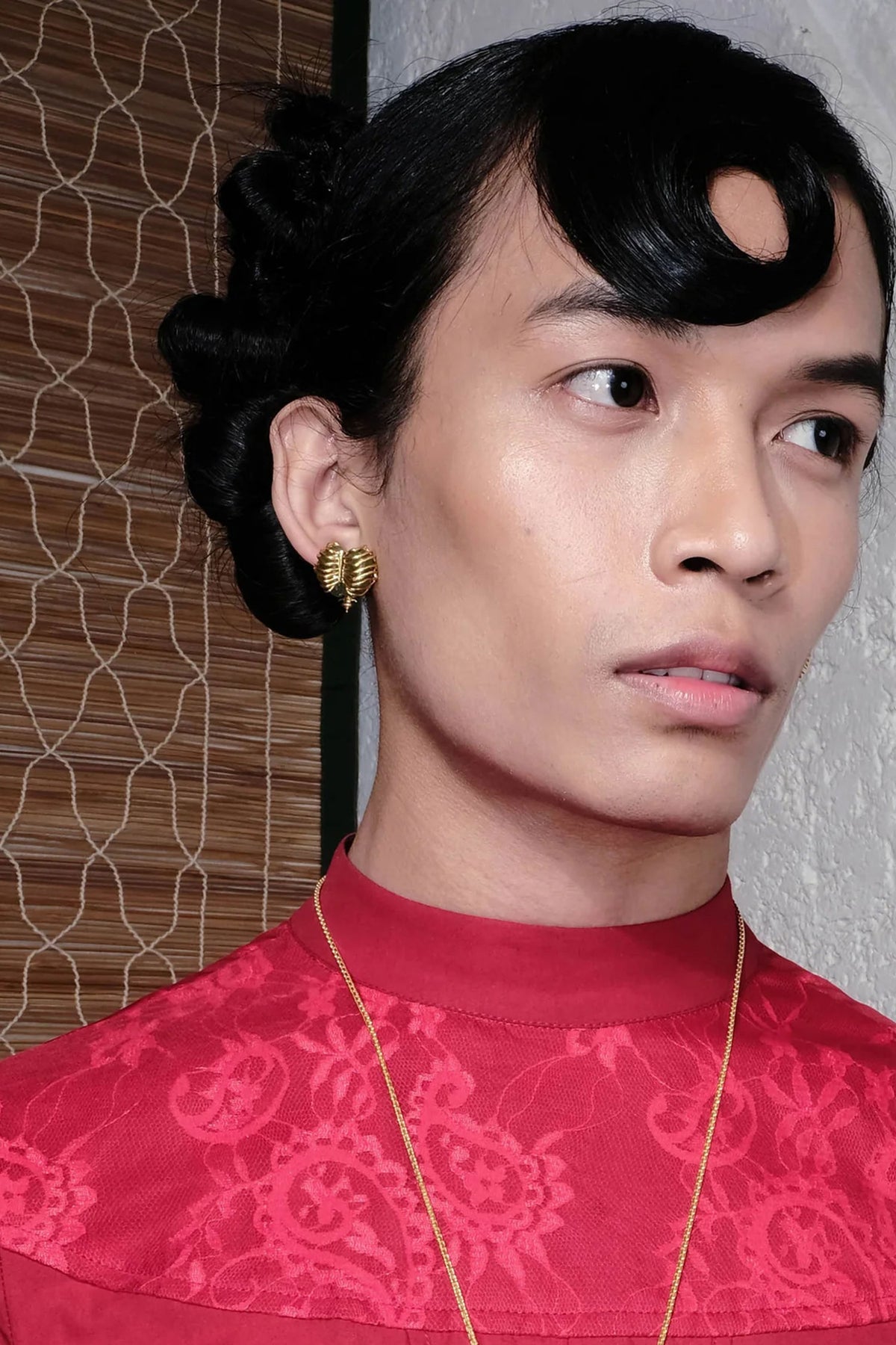 Lungs Shaped Earrings 