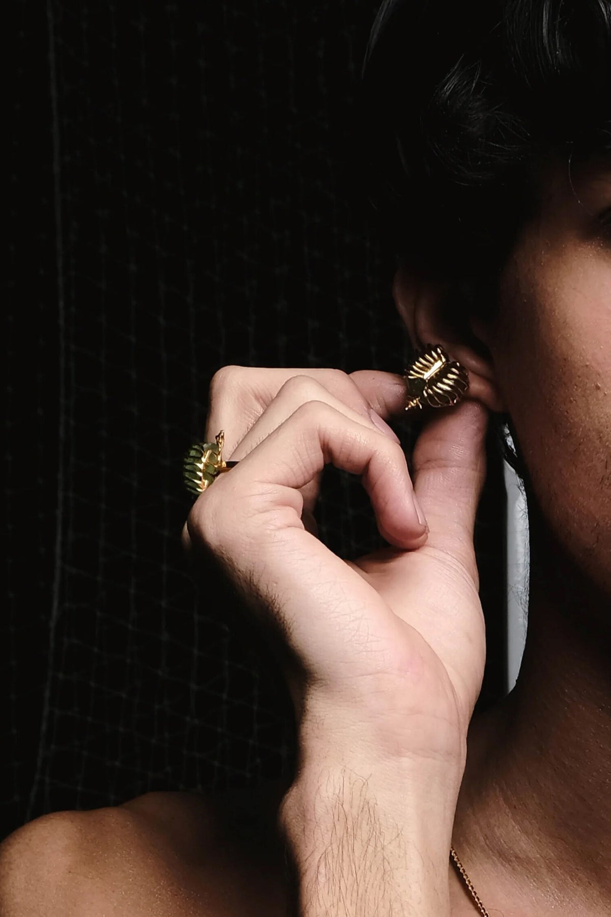 Lungs Shaped Earrings 