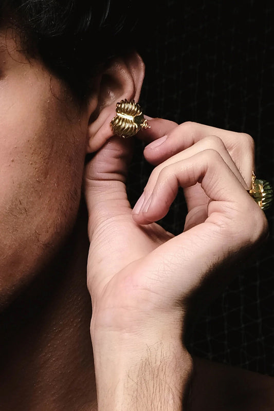 Lungs Shaped Earrings 
