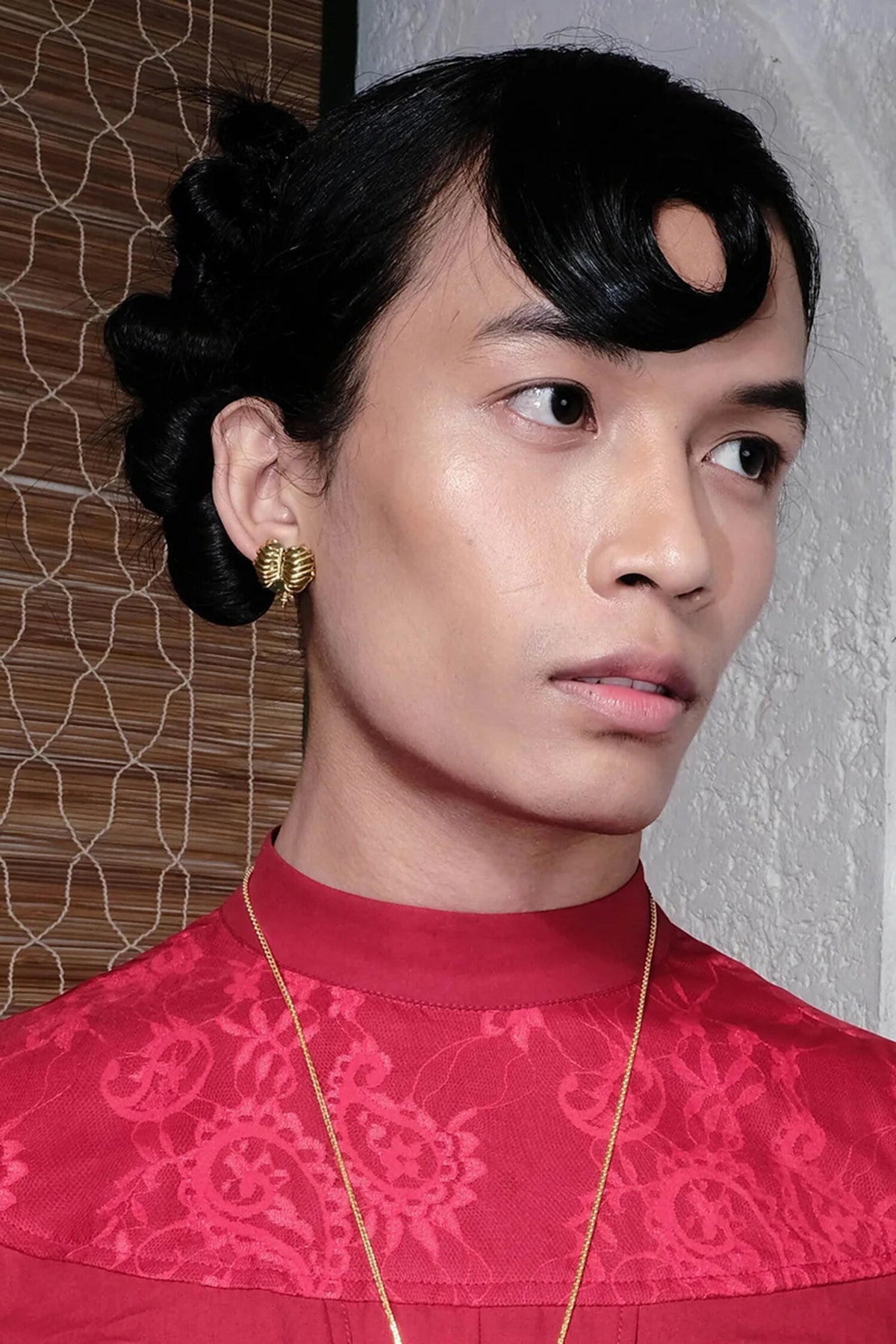 Lungs Shaped Earrings 