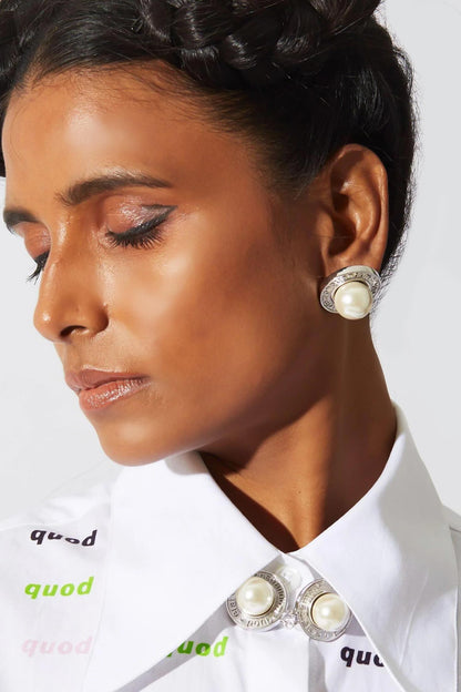 QED Pearl Earrings 