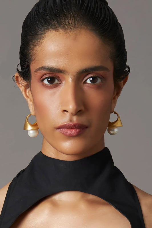 QED Pearl Drop Earrings 