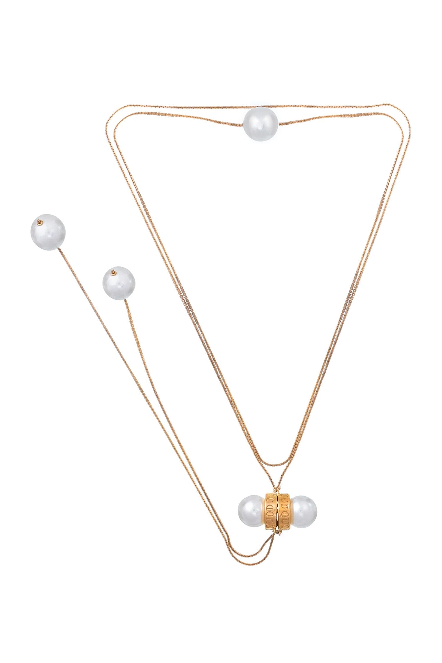 Fresh Water Pearl Scarf Necklace 