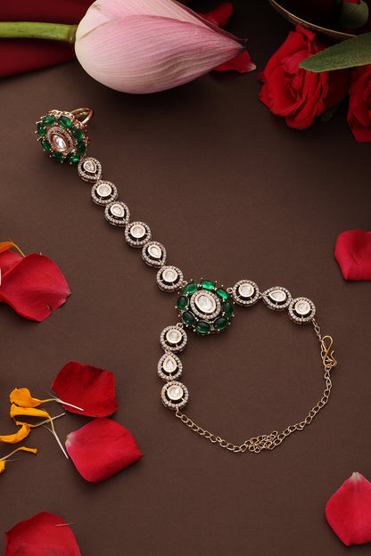 Polki Embellished Hathphool 