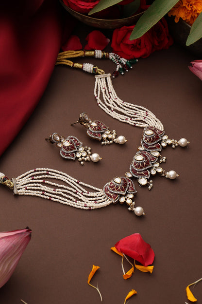 Polki Embellished Choker Set 