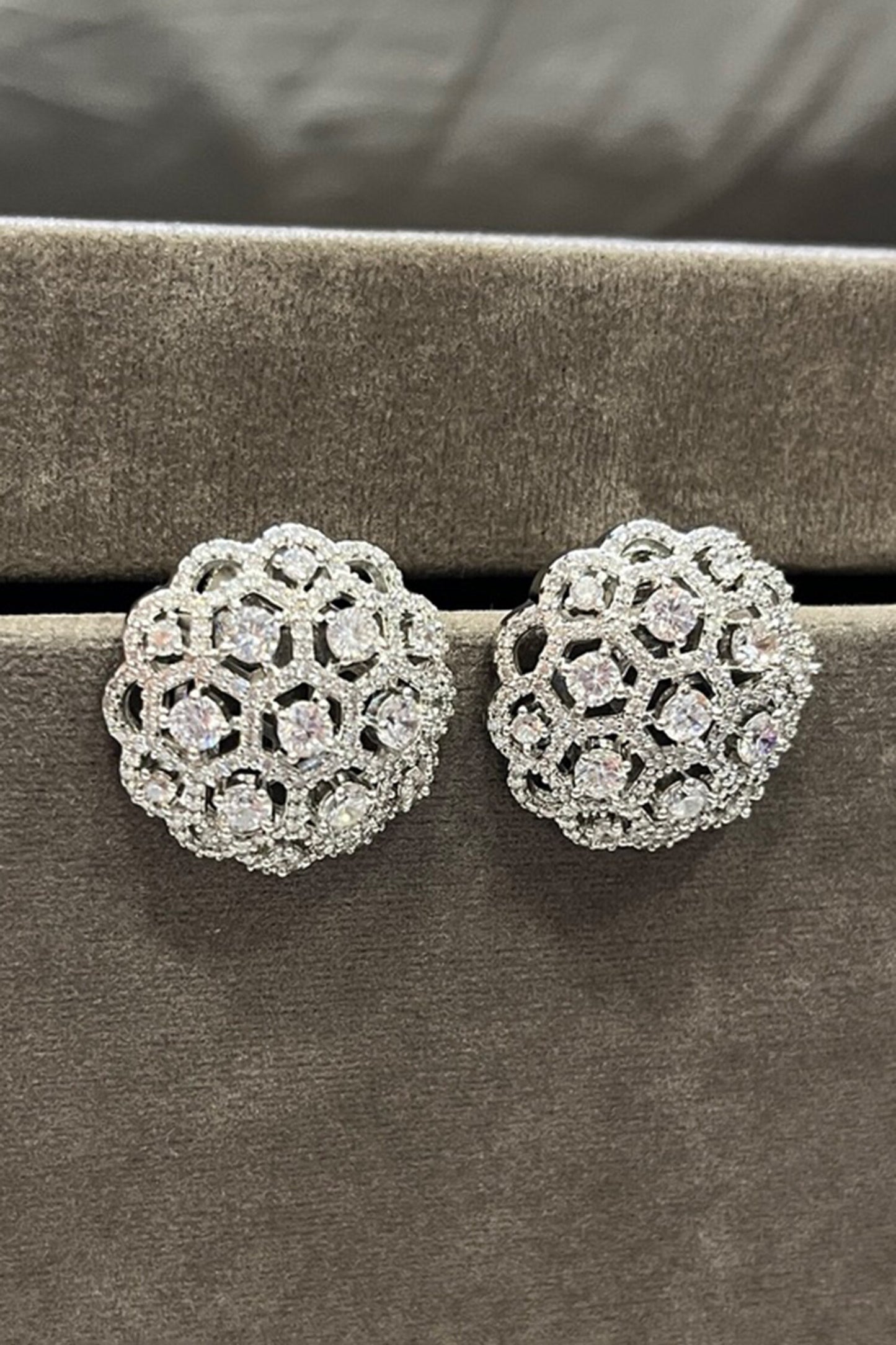 Round Shaped Zirconia Studs 