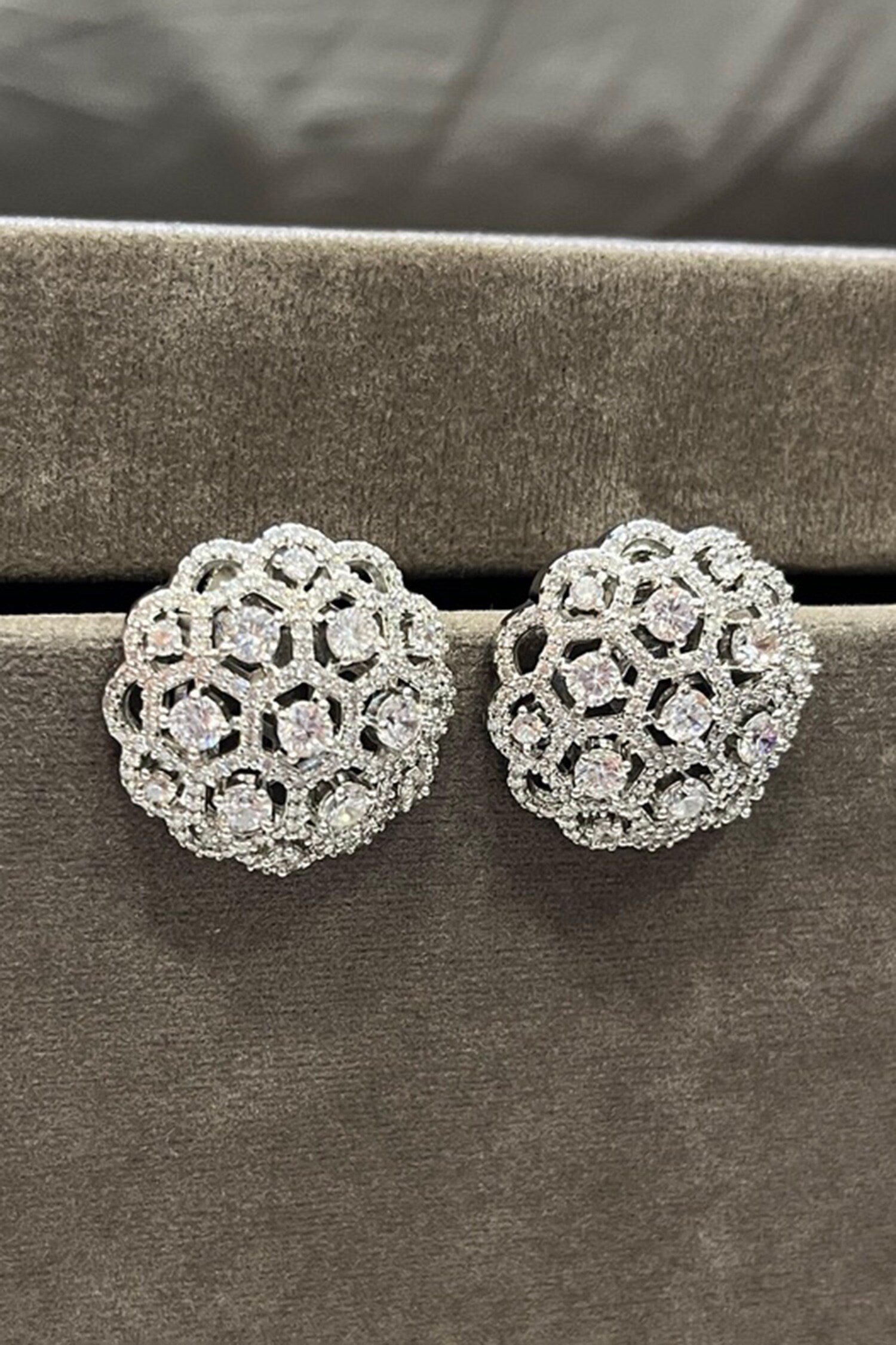 Round Shaped Zirconia Studs 