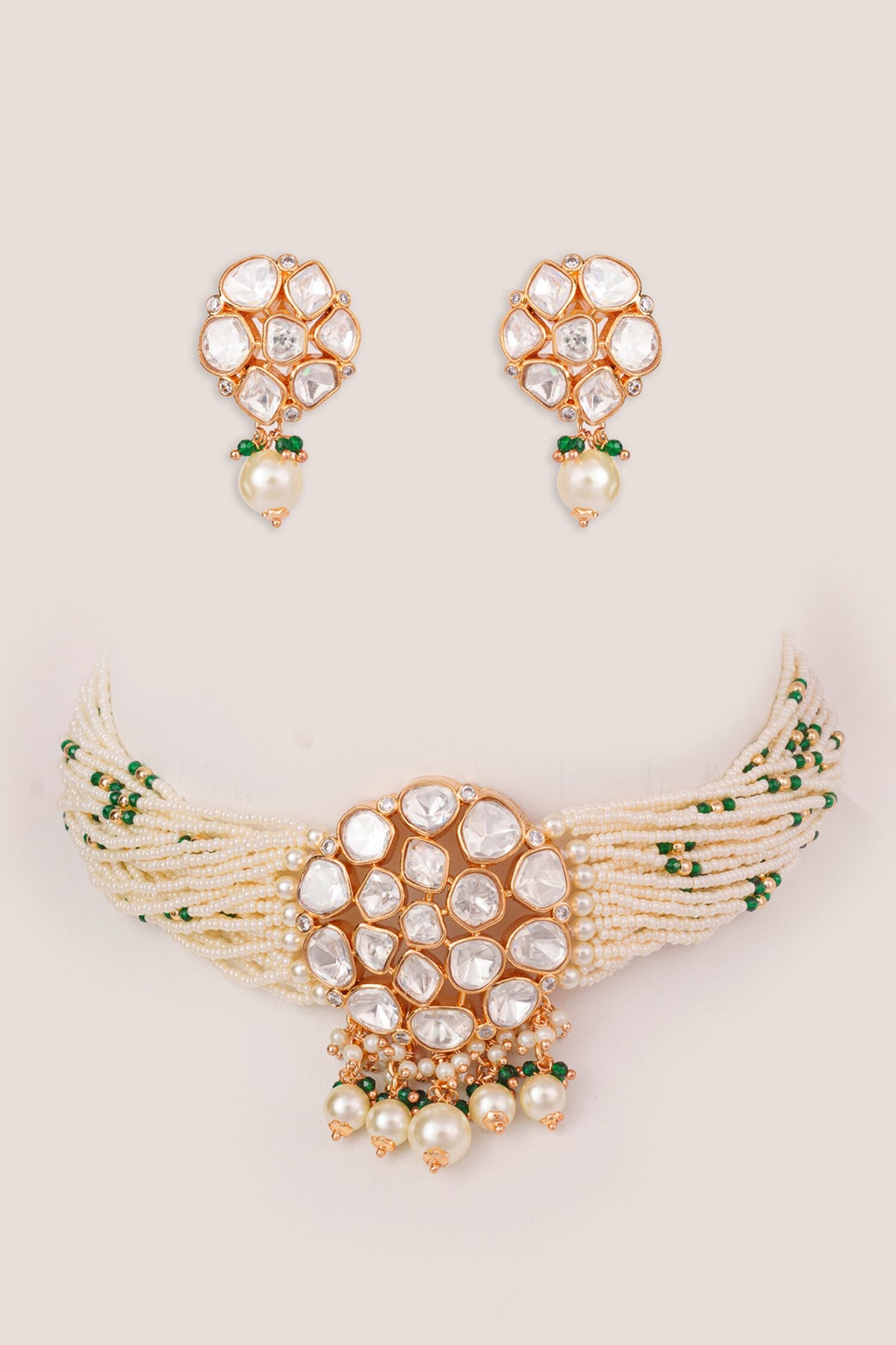 Kundan Embellished Choker Set 