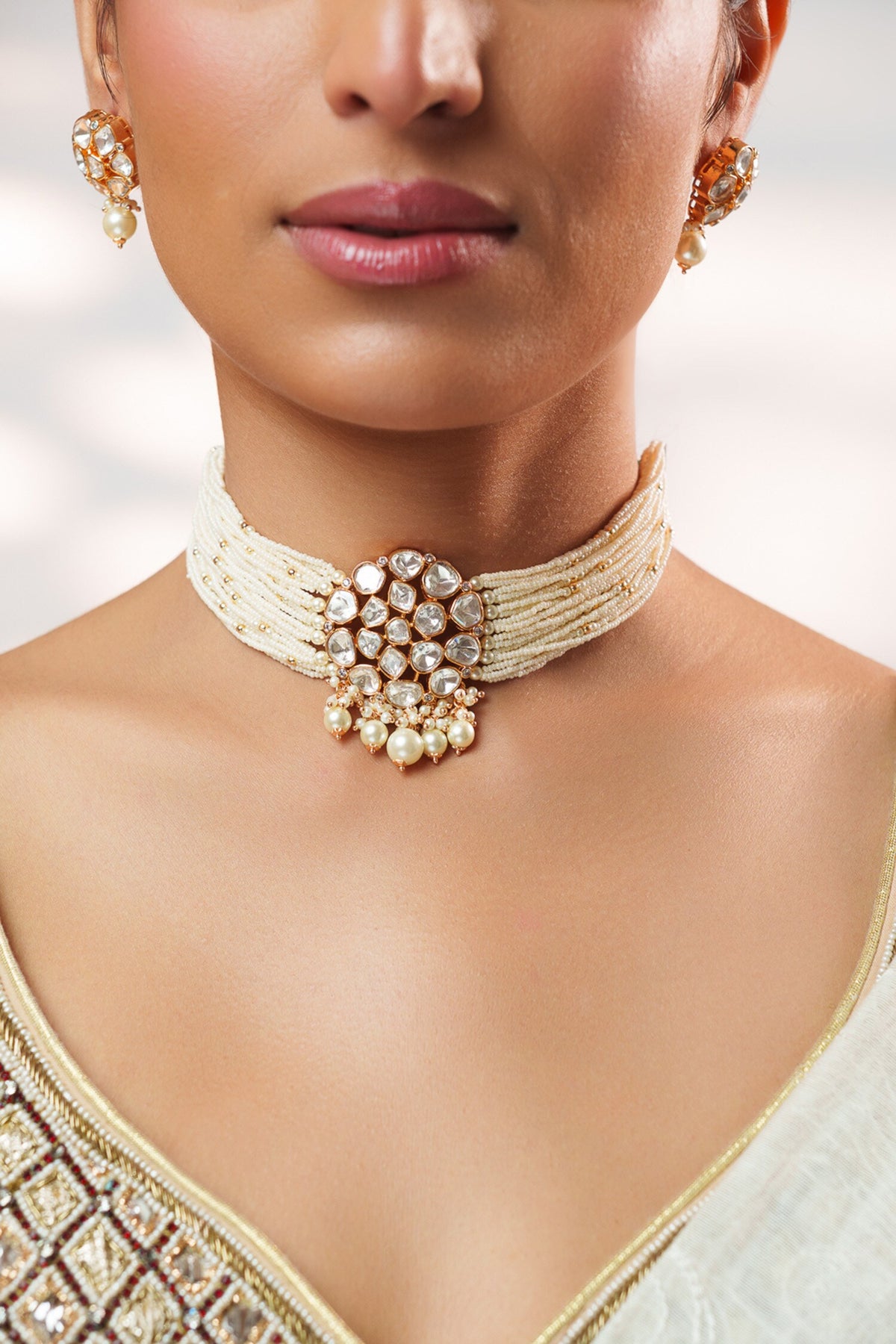 Kundan Studded Choker Set 
