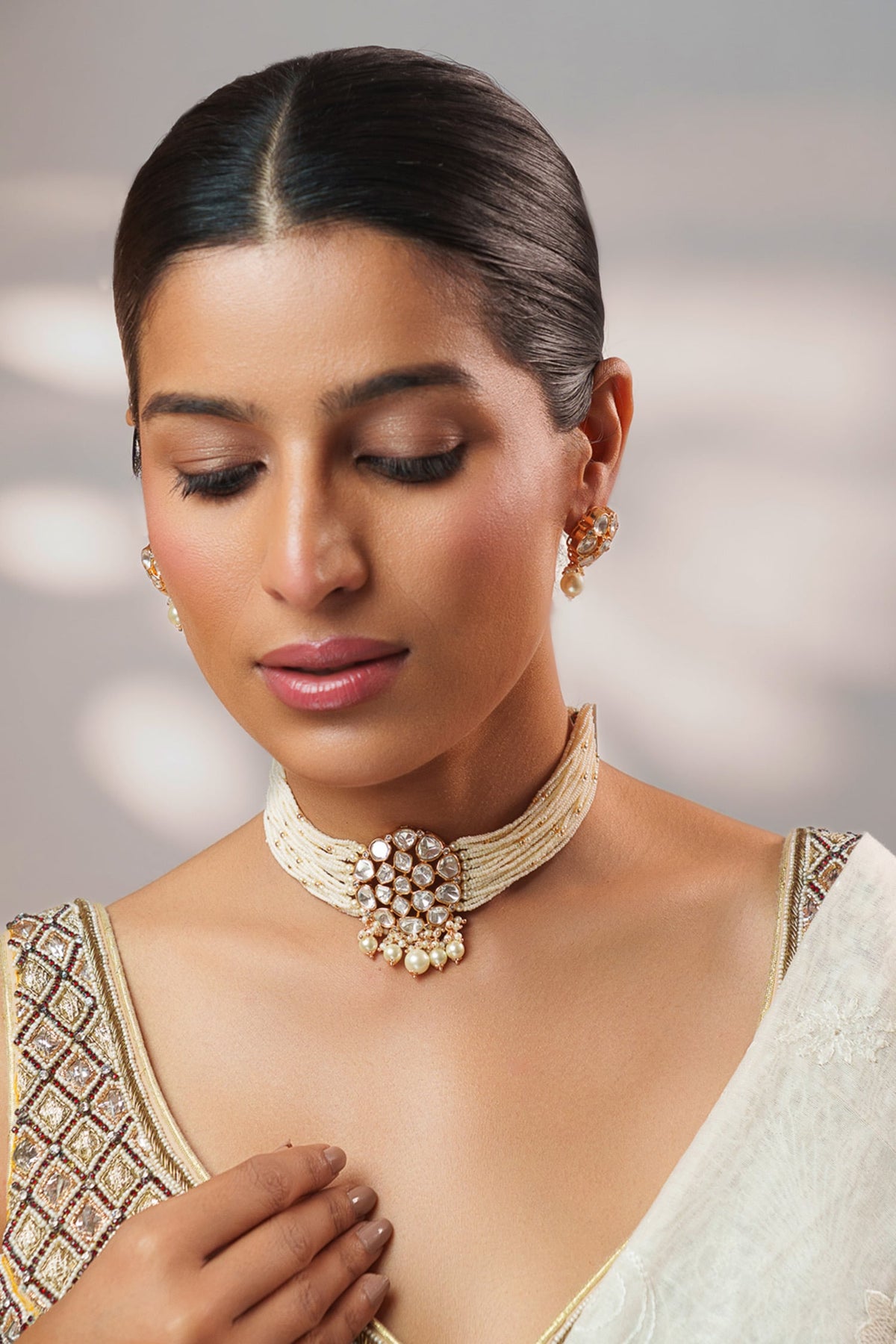 Kundan Studded Choker Set 