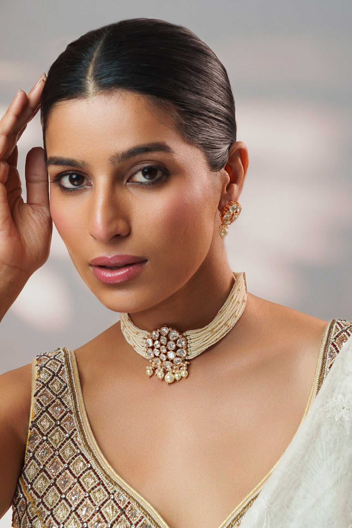 Kundan Studded Choker Set 