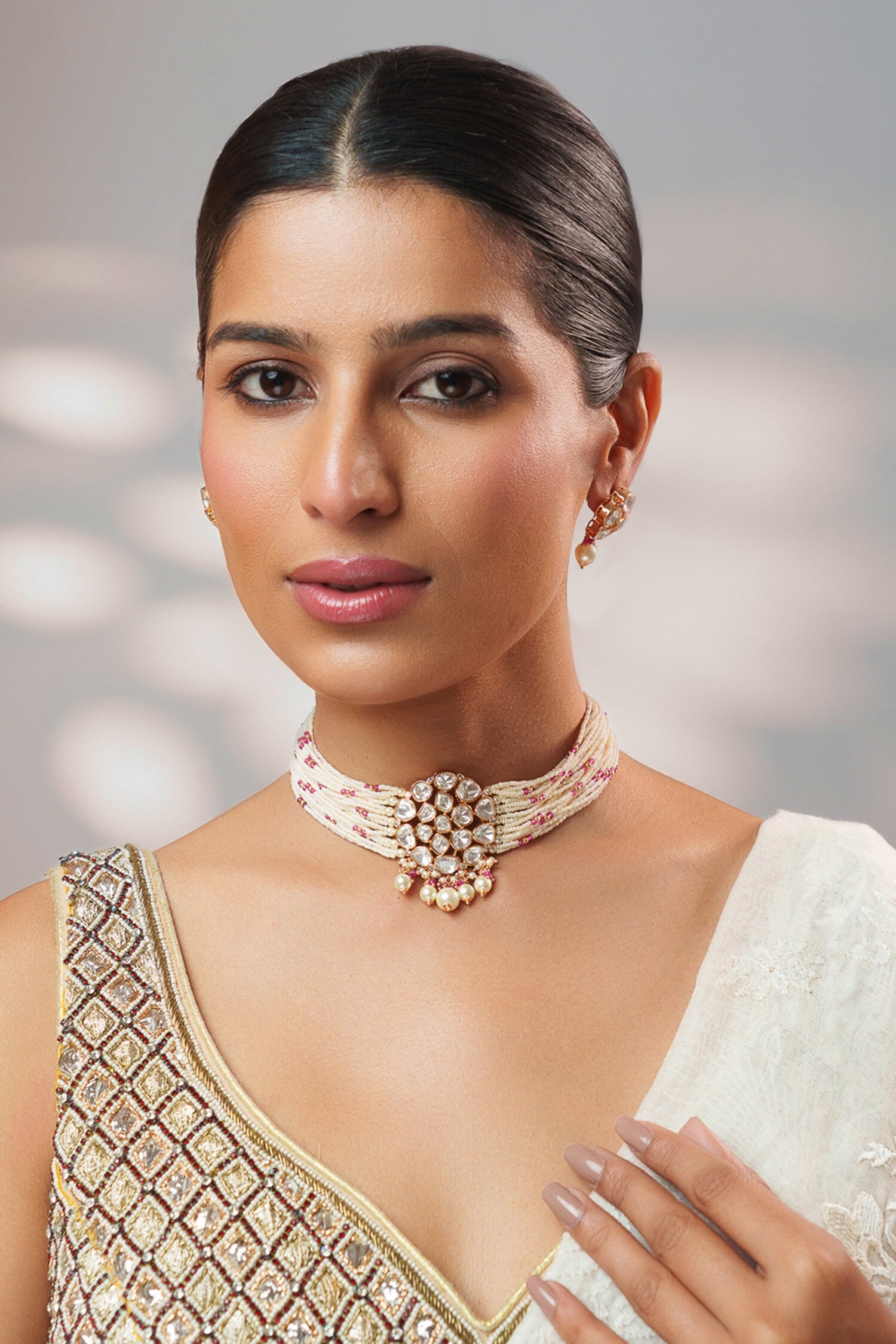 Kundan Studded Choker Set 