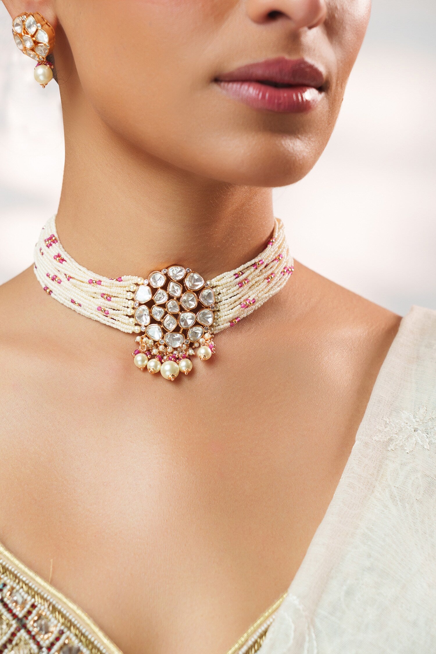 Kundan Studded Choker Set 
