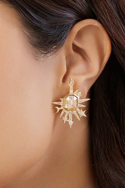 Shikhas Disco Drop Studs 