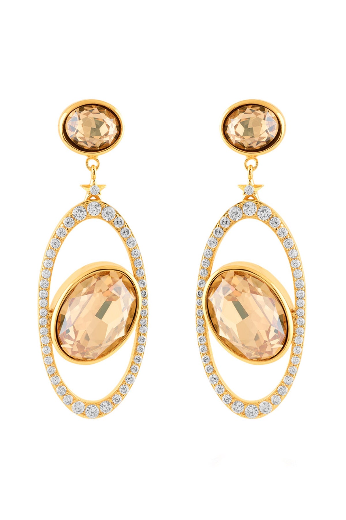 Cosmic Ember Dangler Earrings 