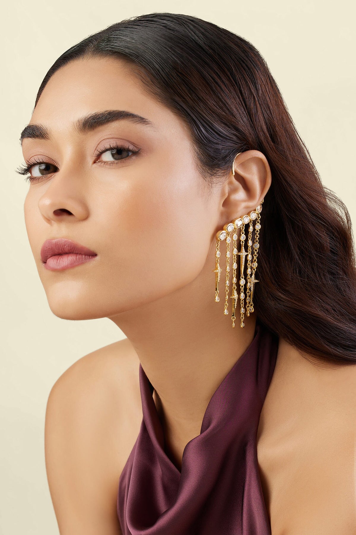 Dhatris Curtain of Passion Earrings 