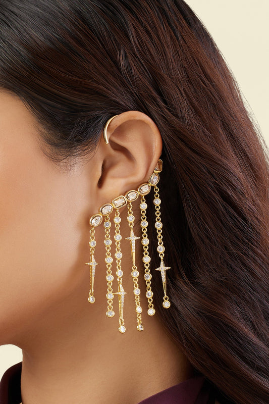 Dhatris Curtain of Passion Earrings 