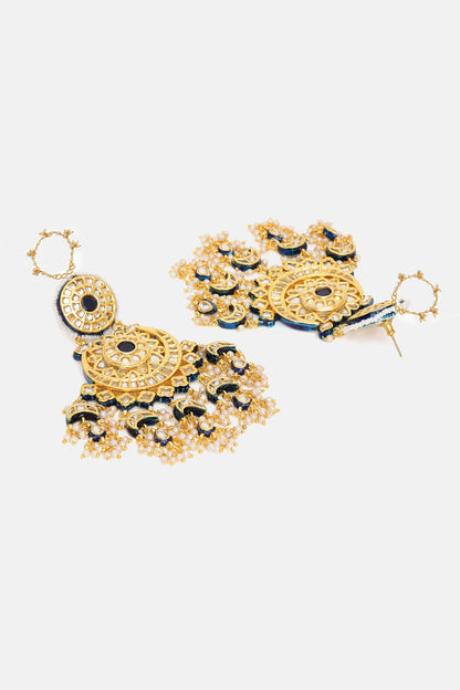 Kundan Chand Earrings  