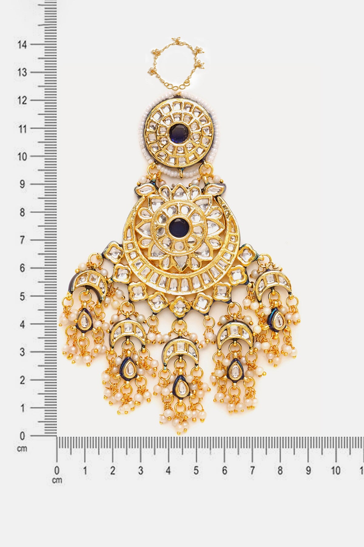Kundan Chand Earrings  