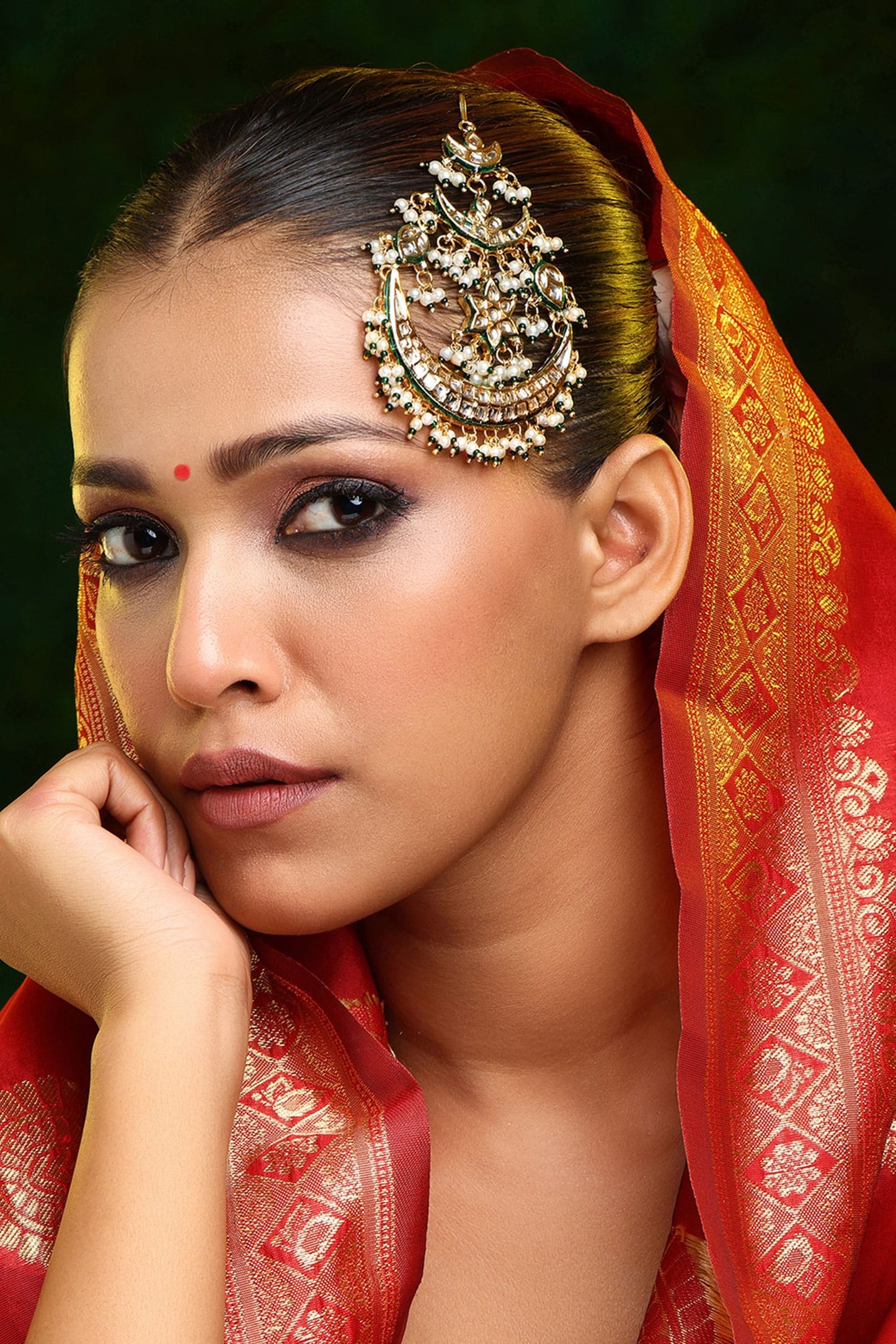 Kundan Chand Embellished Passa 