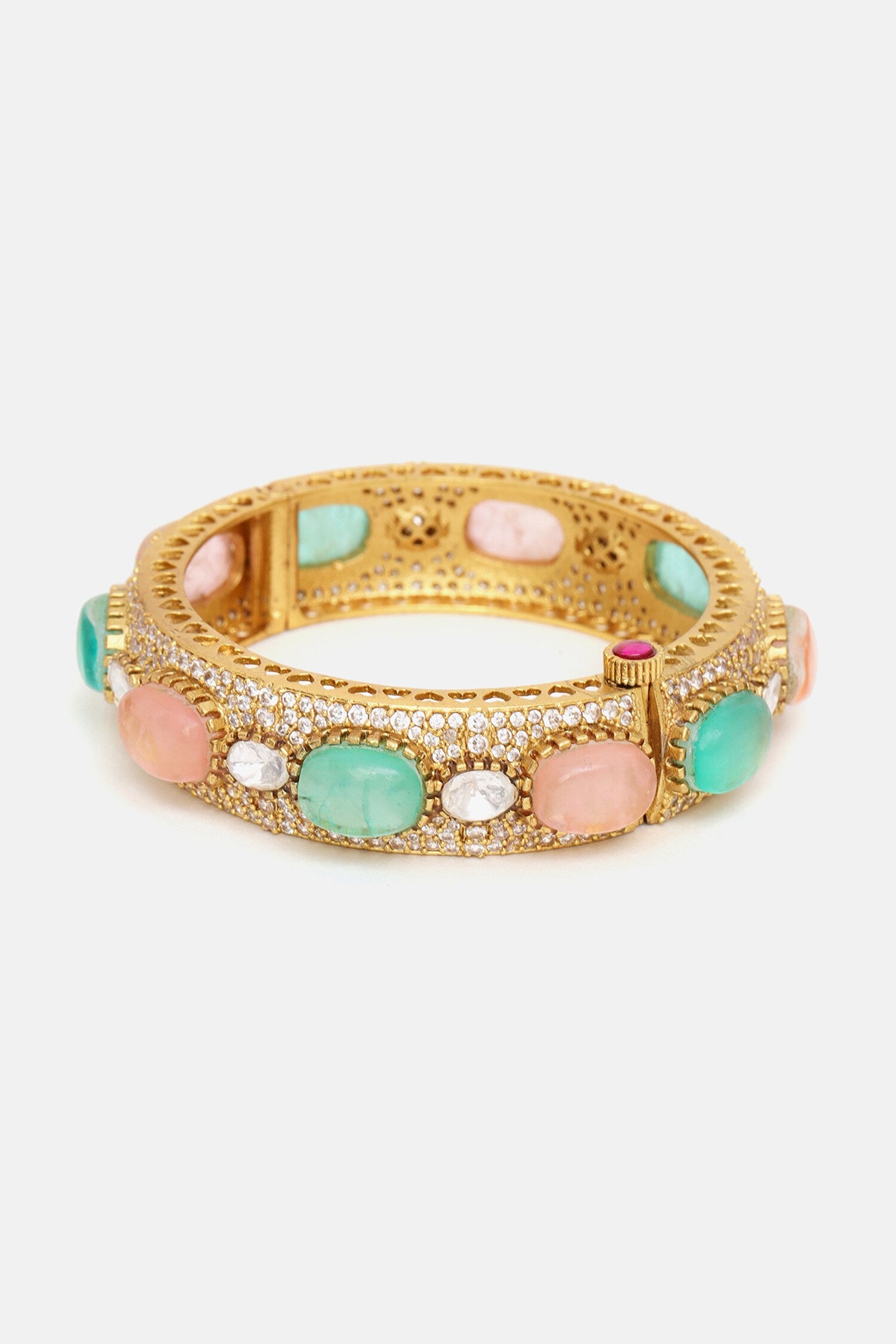 Multi Kundan Studded Bracelet 