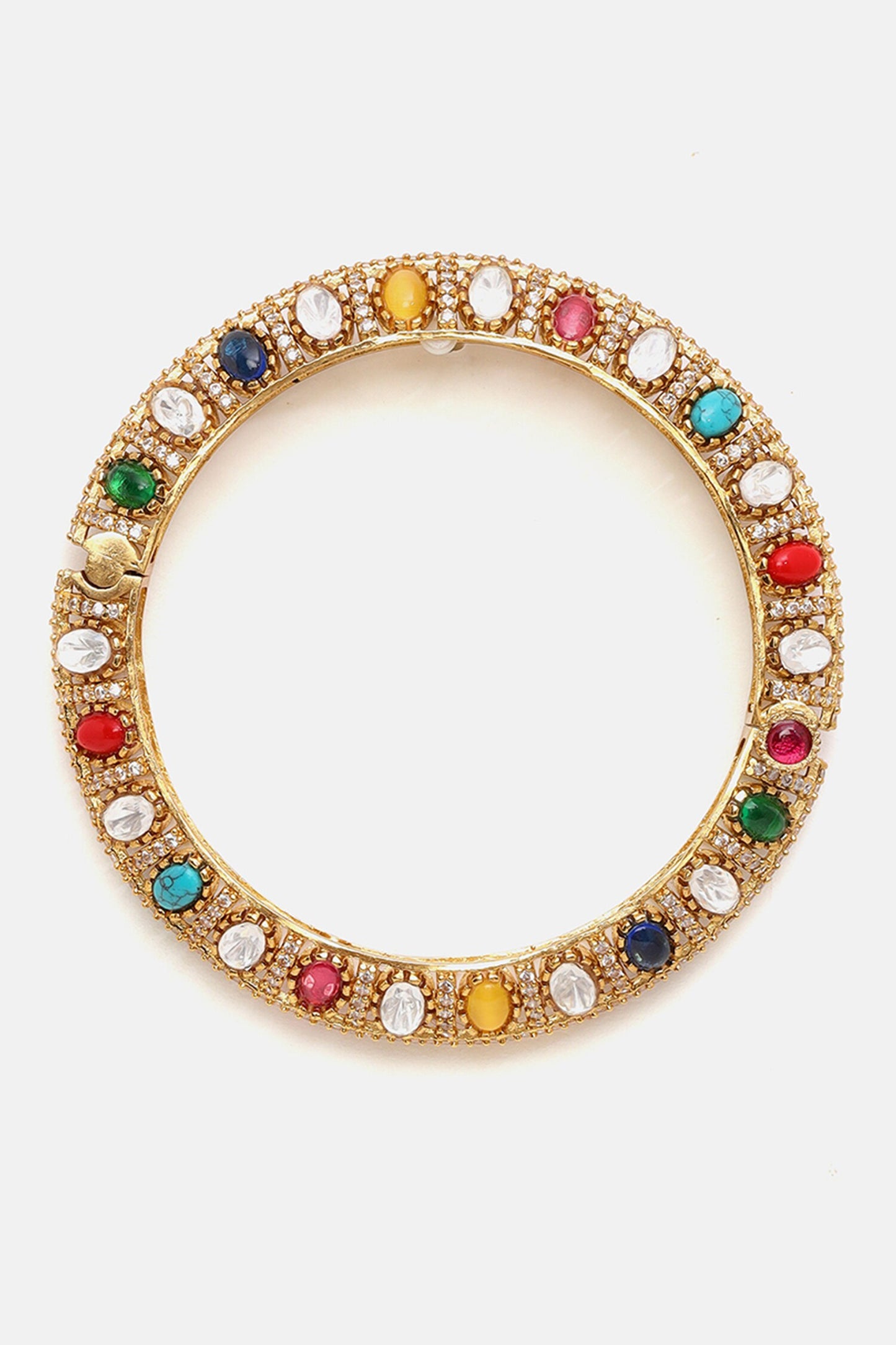Multi Kundan Studded Bracelet 