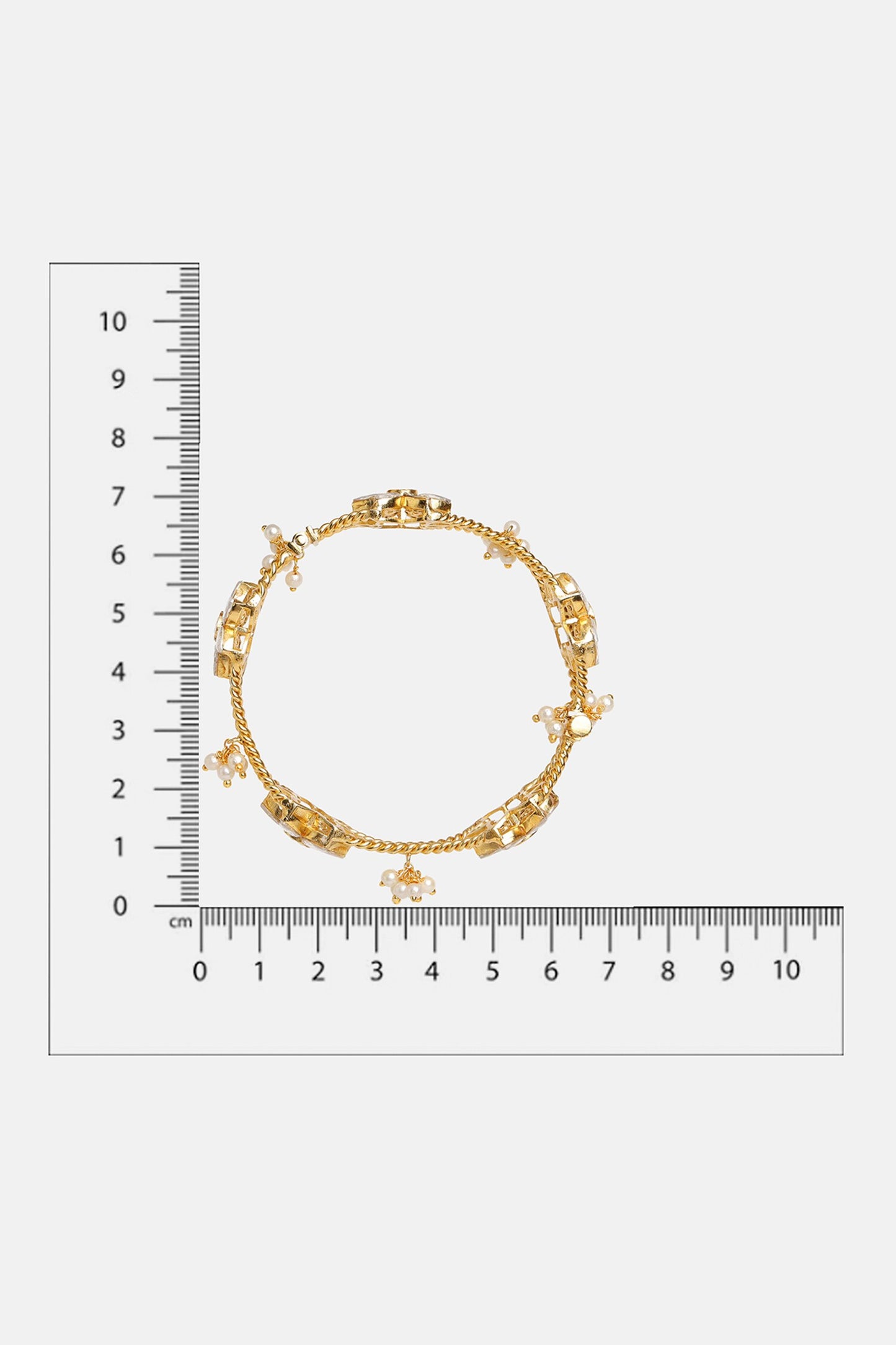 Floral Kundan Bracelet 