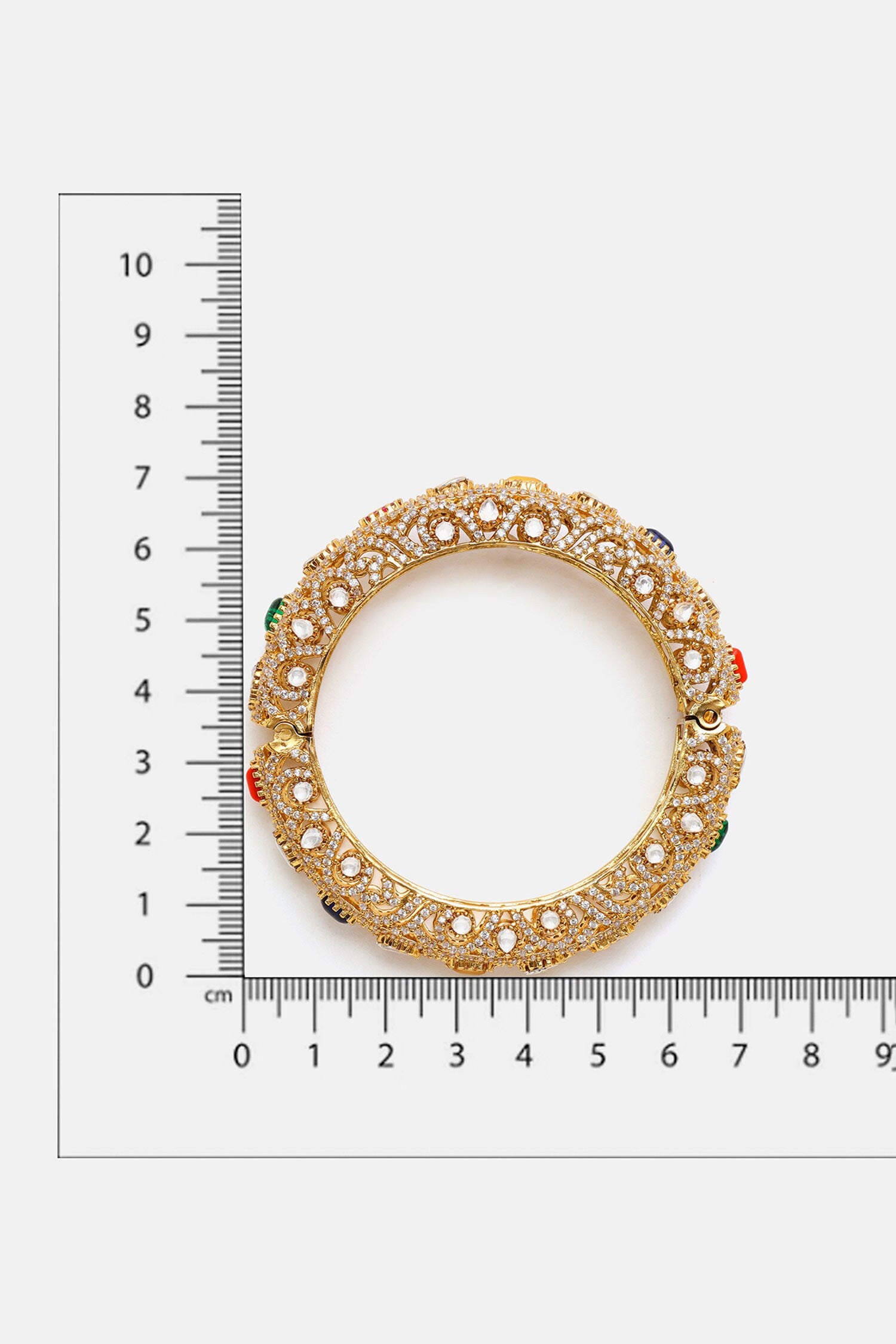 Multi Kundan Embellished Bracelet 