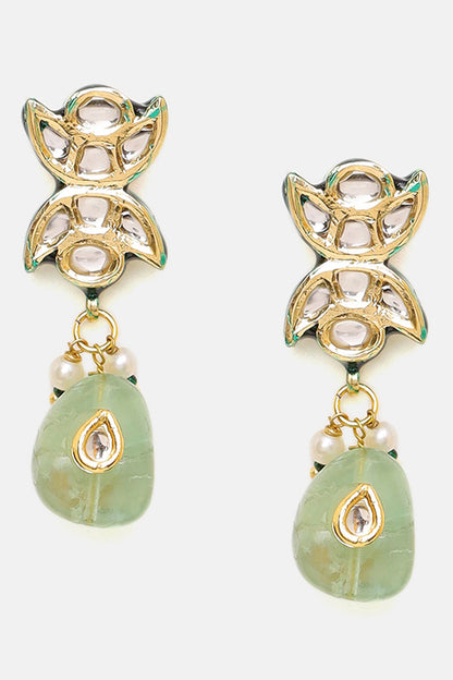 Kundan & Stonework Choker & Earrings Set 
