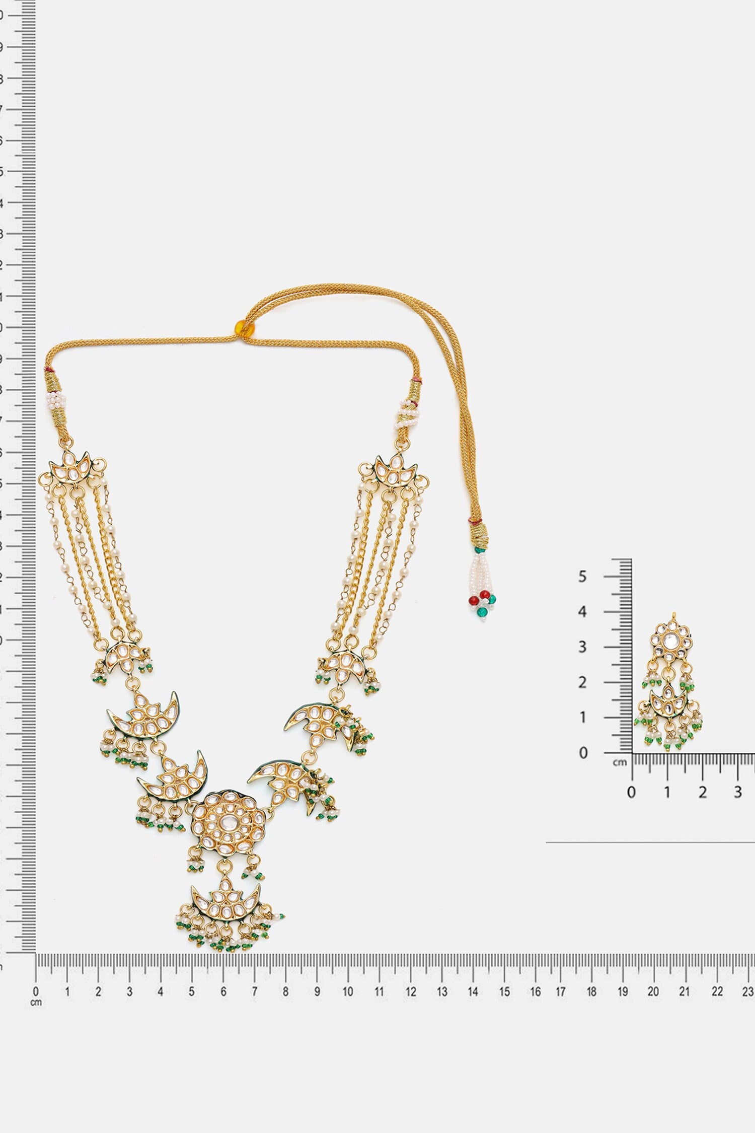 Kundan Necklace With Earrings 