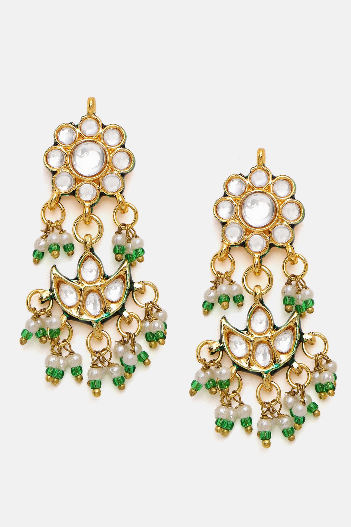 Kundan Necklace With Earrings 