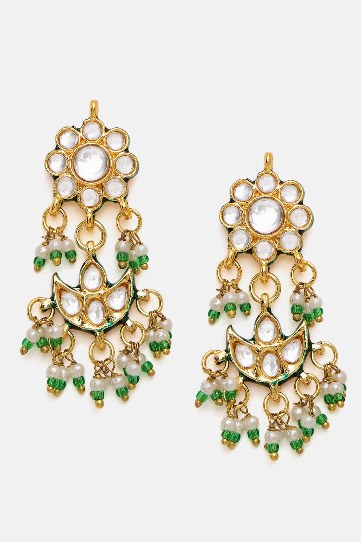 Kundan Necklace With Earrings 