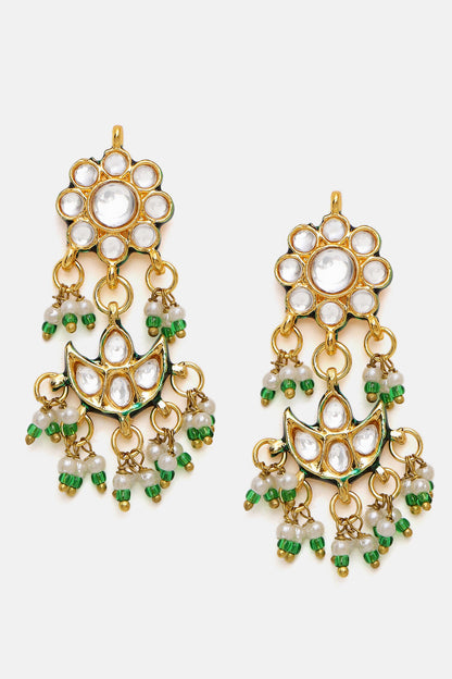 Kundan Necklace With Earrings 